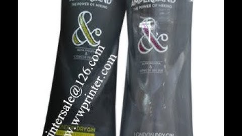 Automatic 4 color oval glass bottle screen printing machine with Camera Bottom Registration