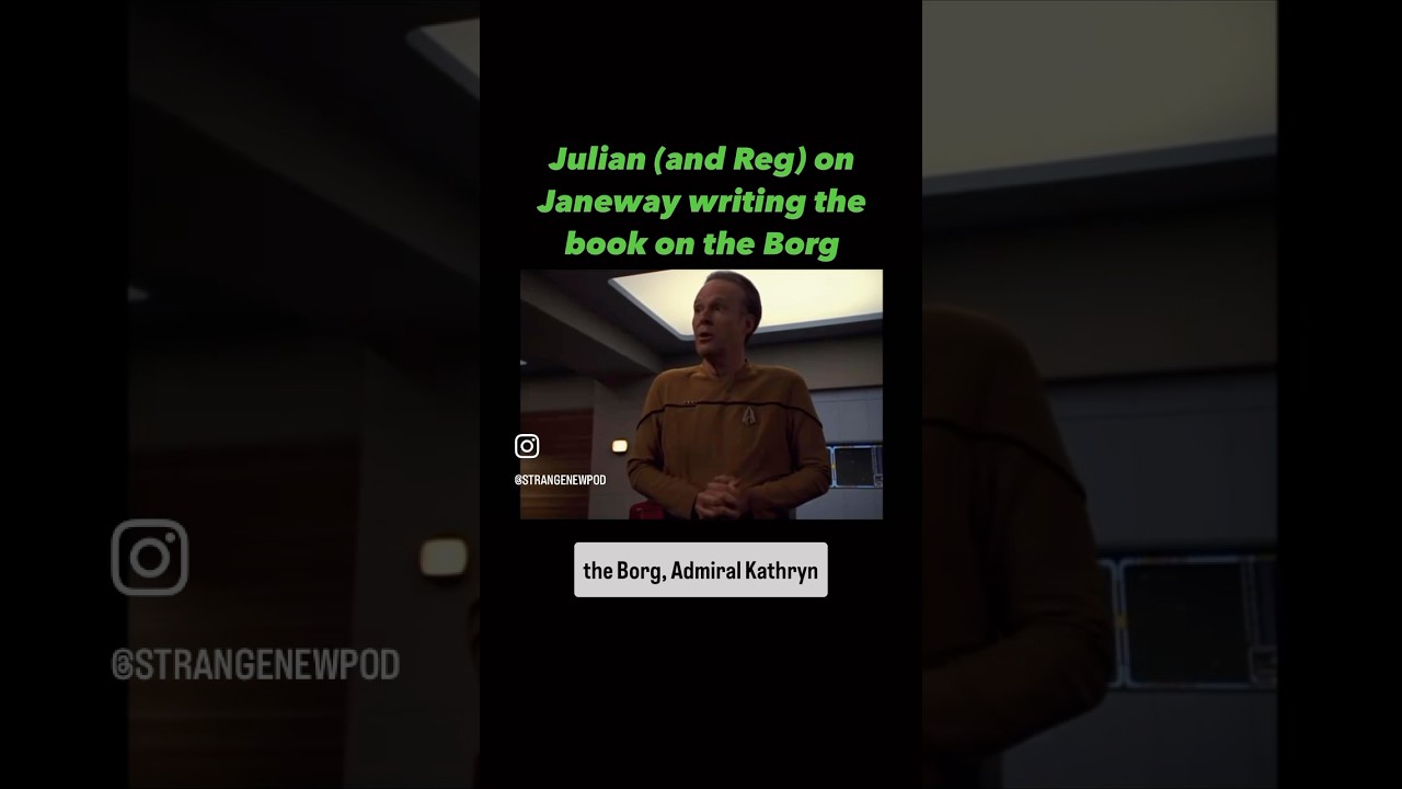 Julian (and Reg) on how Janeway wrote the book on the Borg. #startrekvoyager #voyager