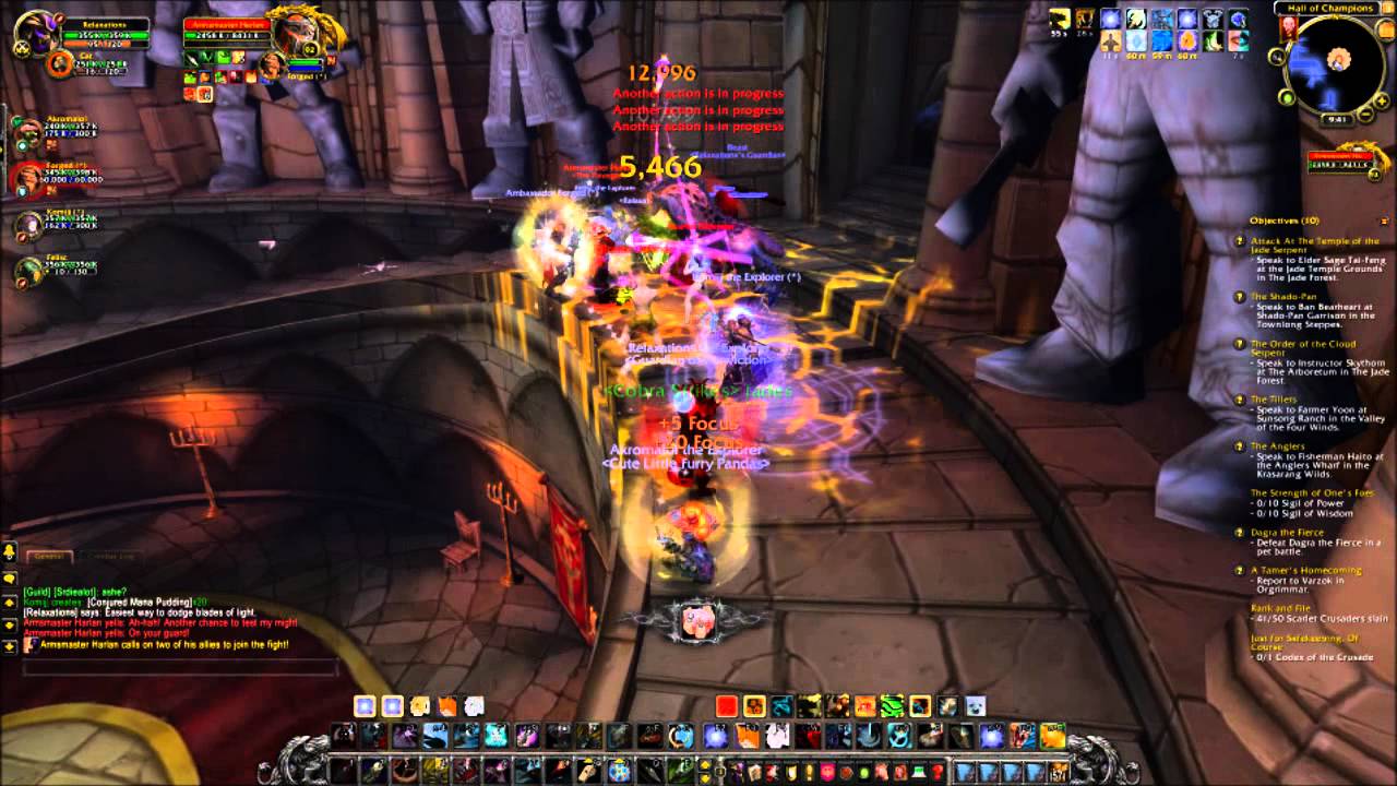 Mists of Pandaria Beta - Heroic Scarlet Halls - First Look/Impression/Guide