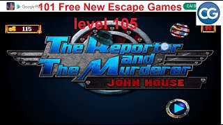 101 Free New Escape Games level 105 - The reporter and the murderer John house - Complete Game screenshot 1