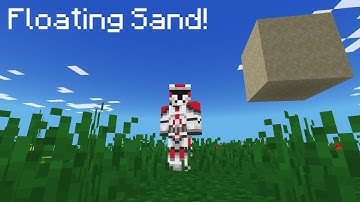 How to get Floating Sand in Minecraft: Pi Edition