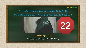 Watch, Listen, and Repeat English Sentences. Practice (St John Ambulance first aid ad)