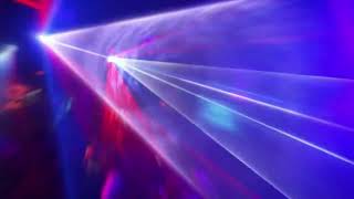 Dance Lights Effect Video Background Neon Disco Party in Room