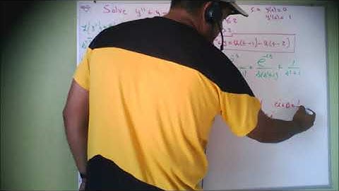 Differential Equation Example With Composite Function