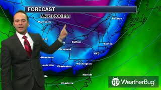 Tuesday's North Eastern Regional Weather Outlook   Nov 21, 2017