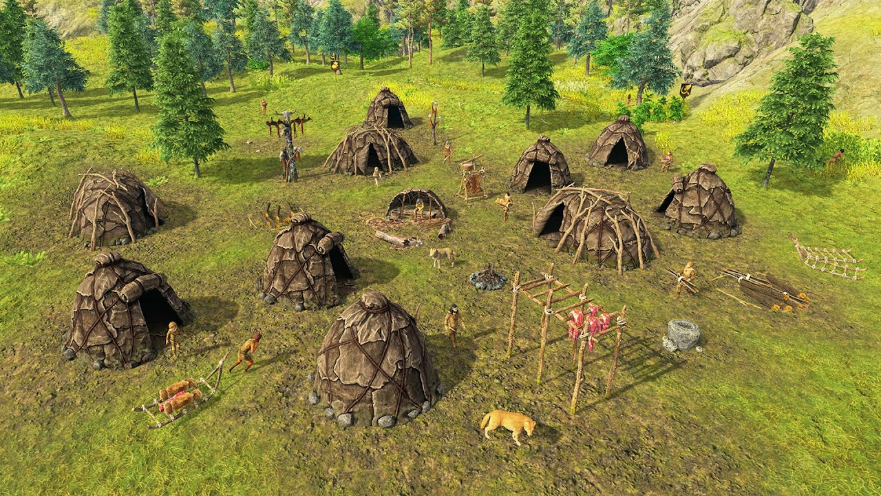 Dawn of Man Ep. 2 Ancient City Building for Cave Men Dawn of Man