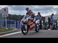 Red Bull Rookies Cup Riders driving from the tent to the pit lane (Red Bull Ring 2022)