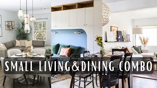 Download Lagu Small Living\u0026Dining Room Combo Ideas. How to Design Living Room, Dining Room Together? MP3