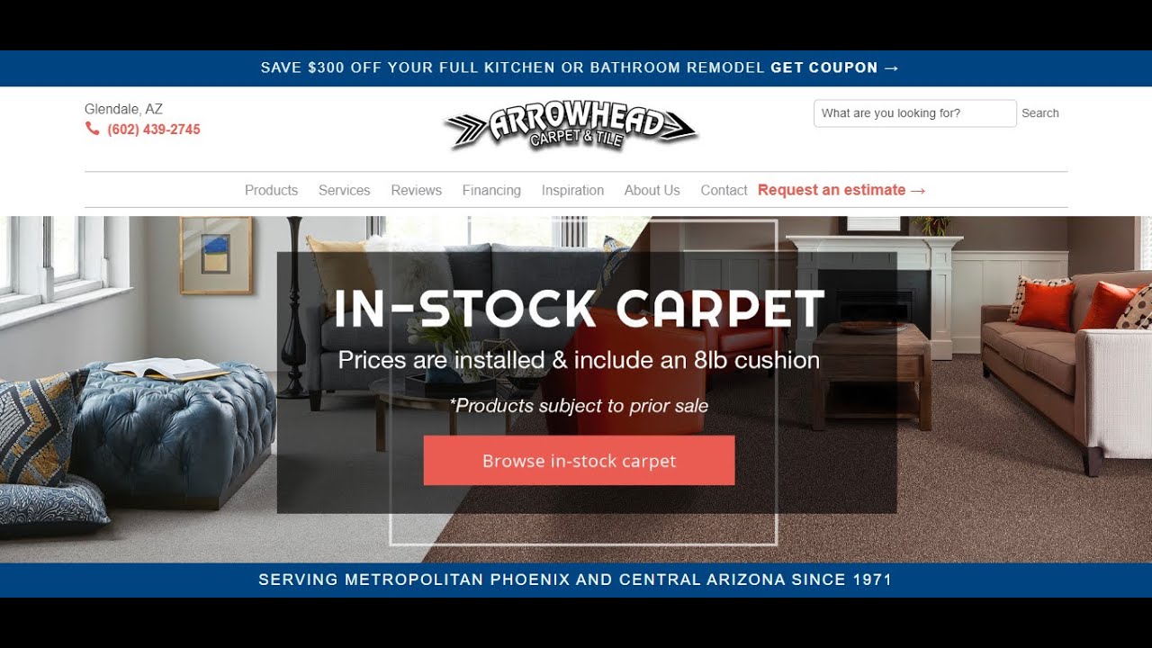 Arrowhead Carpet & Tile, Flooring Glendale AZ YouTube