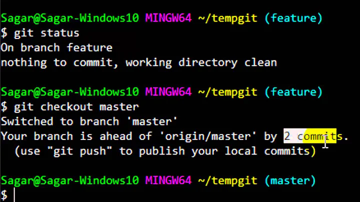 How to update local repository from remote repository in git