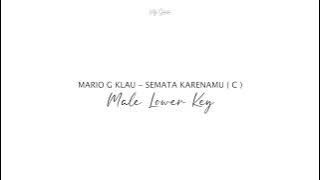 MARIO G KLAU - SEMATA KARENAMU ( Do = C ) Male Lower Key