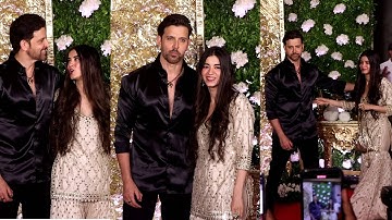 Hrithik Roshan With Future Wife Saba Azad At Ramesh Taurani Diwali Party 2025