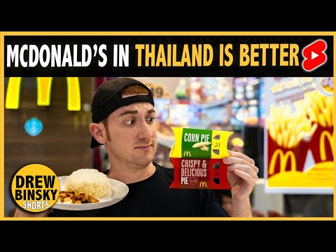 Why McDonald's in THAILAND is Better than USA