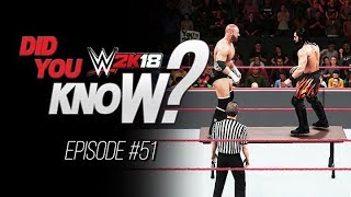 WWE 2K18 Did You Know? How to Climb Wooden Tables, Unbreakable Tables and more! (Episode 51) screenshot 4