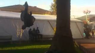 Panter Parkour Trasando En Sanvi Plaza De Harmas De La Ciudad