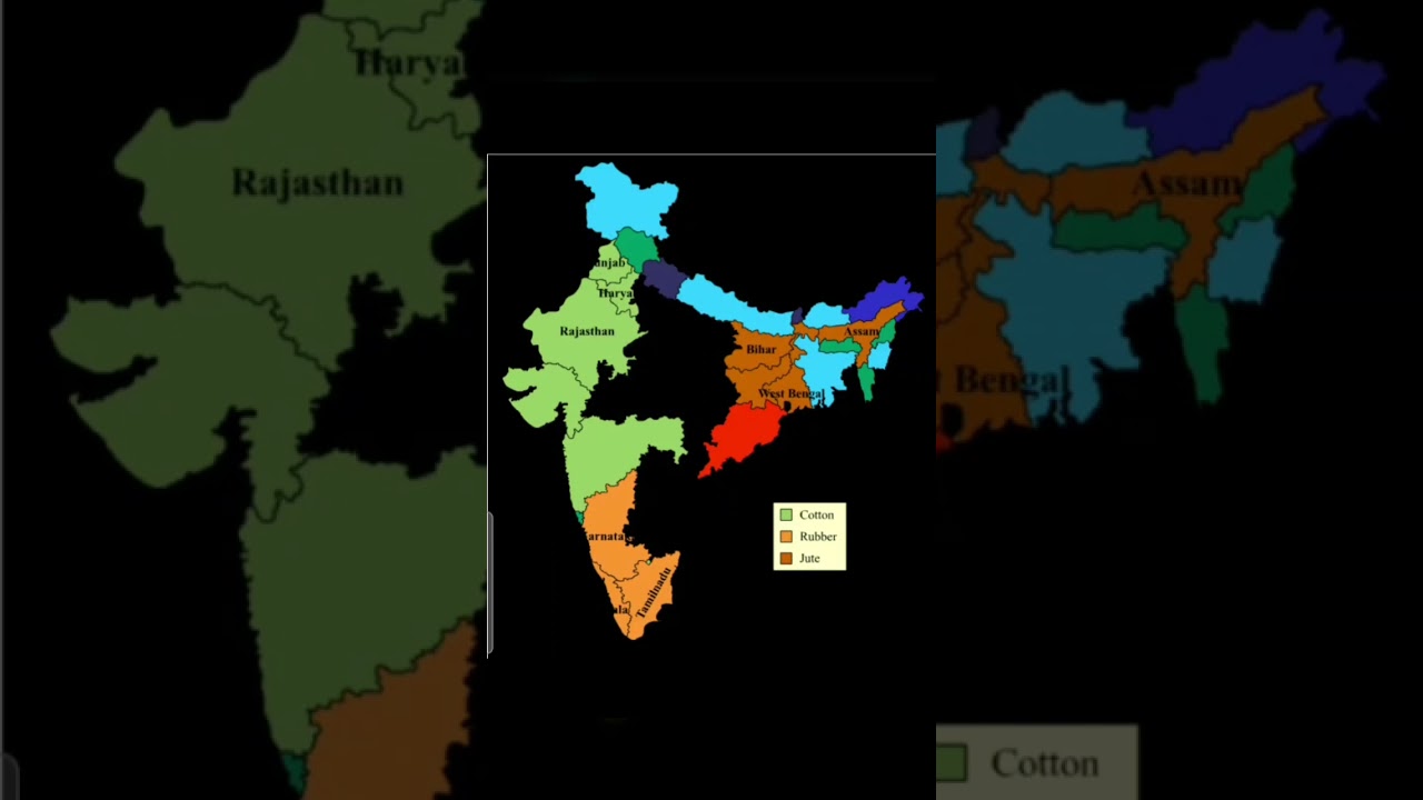 Indian Geography:Major Rubber Producing States in 🇮🇳 |