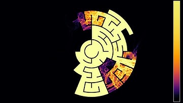 Waves in a circular maze