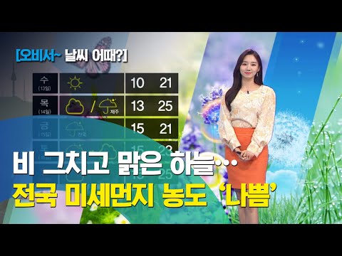 미세먼지 농도 ‘나쁨’…수도권 ‘매우 나쁨’