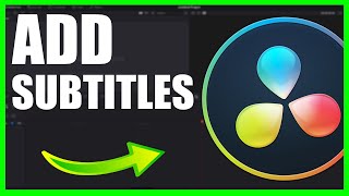 How To Add Subles In Davinci Resolve 16 Simple