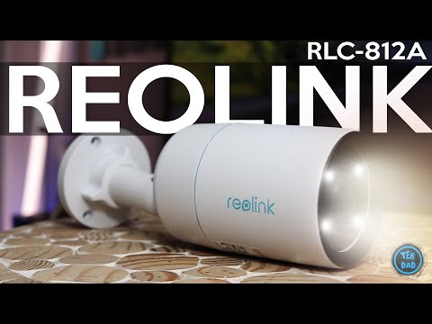 SNEAK PEEK REVIEW || RLC-812A Spotlight POE 4K Security Camera