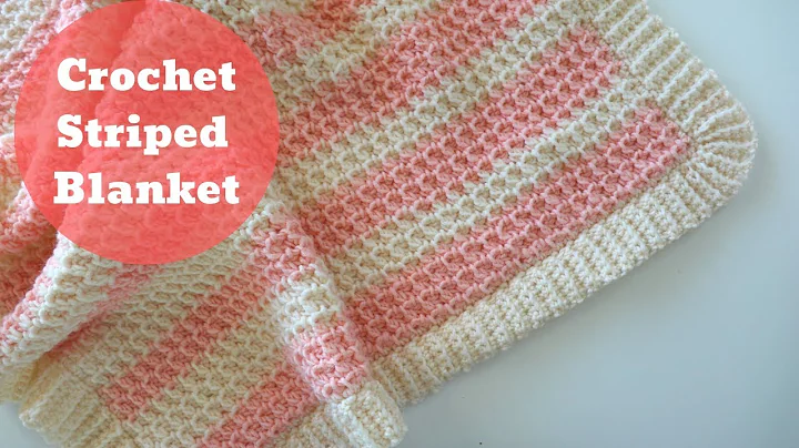 Learn to Crochet an Easy Striped Blanket