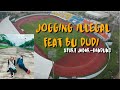 Jogging dan diusir satpam...akhrnya kita blanja ke pasar aja!