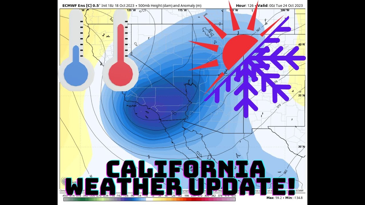 California Weather Update! YouTube