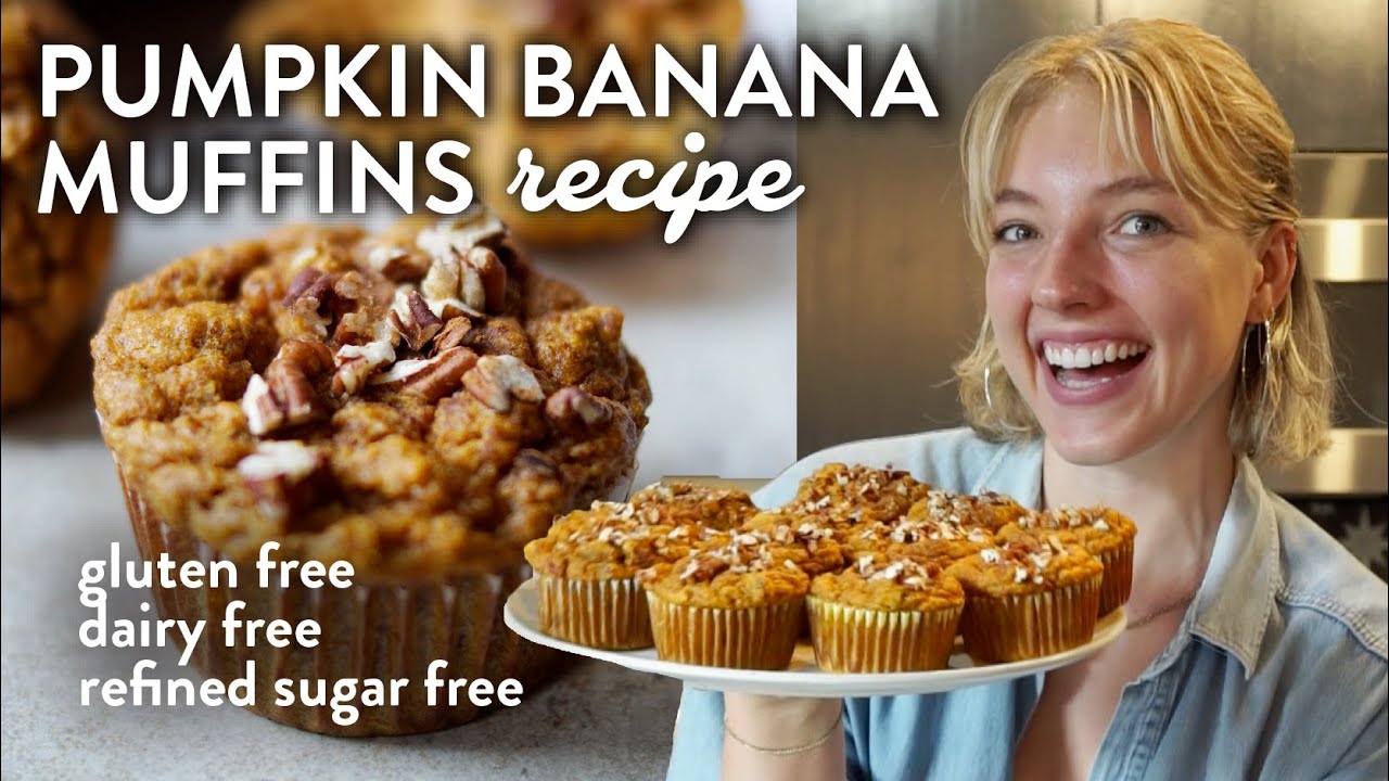Paleo Pumpkin Banana Muffins Gluten Free Dairy Free Refined Sugar