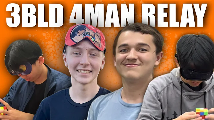 When you accidentally solve a Rubik's cube blindfolded in 9 seconds... (Blindfold Relay World Best!)