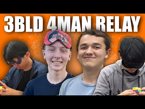 When you accidentally solve a Rubik's cube blindfolded in 9 seconds... (Blindfold Relay World Best!)