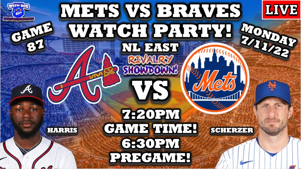 New York Mets vs Atlanta Braves GAME 87 Mets Game Live MLB Mets News Mets vs Braves 