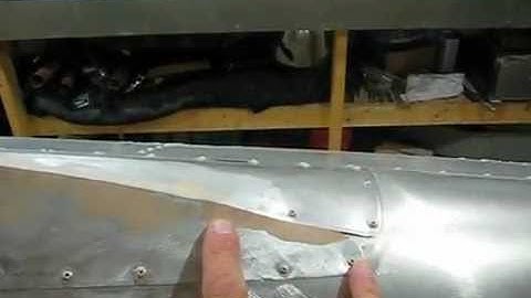 Trailing edge wing fillets