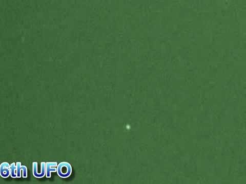 6 Night vision UFOs in 2 minutes