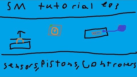 scrap mechanic tutorials ep3: sensors,pistons,controlers