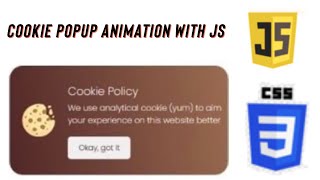 How to do cookie pop up consent with javascript using gsap library