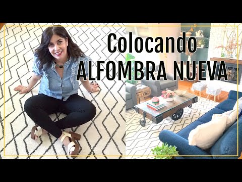DECORANDO MI SALA CON ALFOMBRA Y CUADRO NUEVOS. COLOCANDO DIFERENTE LOS MUEBLES +IDEAS PARA DECORAR