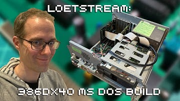 Lötstream: 386DX40 MS-DOS Build