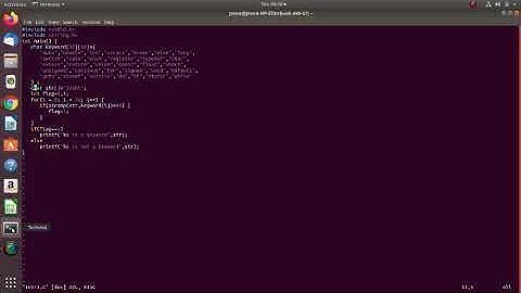 5CS4-22,L3 CD LAB,GIVEN STRING KEYWORD OR NOT BY AVNESH KUMAR JOSHI