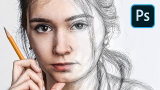 Pencil Drawing effect in Photoshop screenshot 2