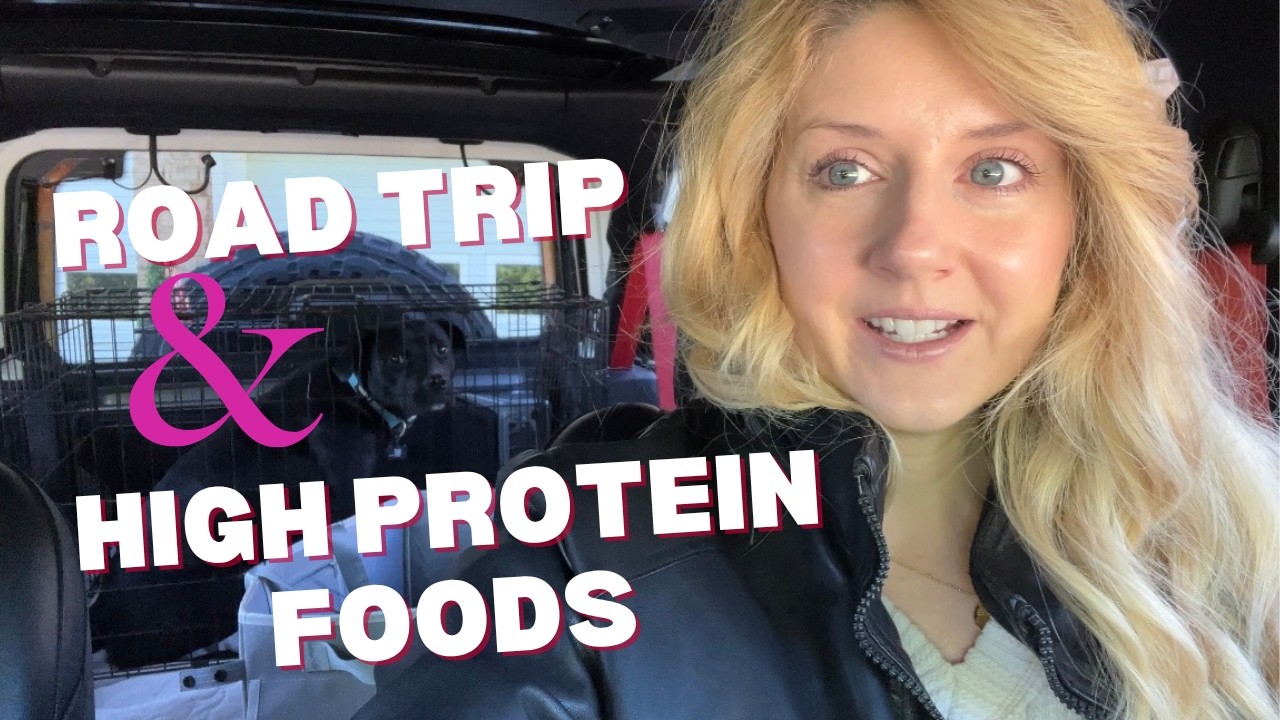 Day in My Life: High Protein Meals, Lower Body Workout & Road Trip with My Dog