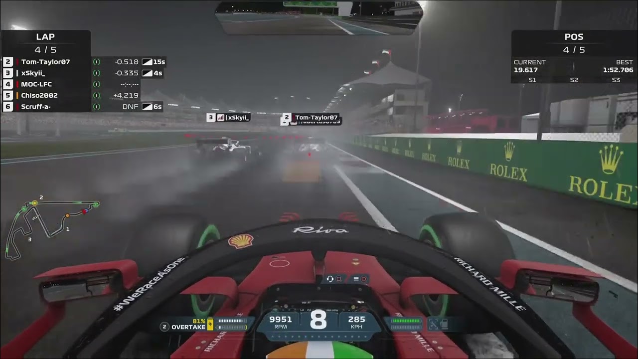 F1® 2021 Unbelievable, highly skilled triple overtake YouTube