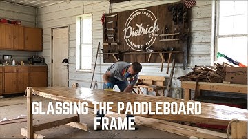 Wooden SUP Build Episode 4: Glassing the Frame