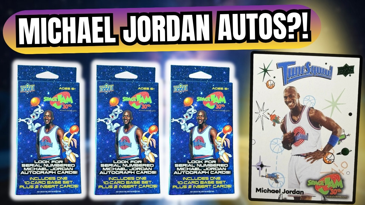 The Hunt for Michael Jordan Autos - 2026 Upper Deck SPACE JAM 30th ANNIVERSARY Hanger Box Review!
