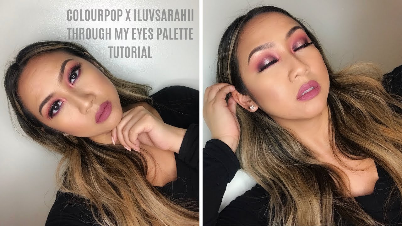 ColourPop x ILUVSARAHII 'Through My Eyes' Tutorial | Pink/Purple Halo Eye