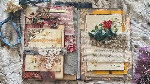 Artiste Flip book junk journal flip through~ DT for Ruby and Pearl XO