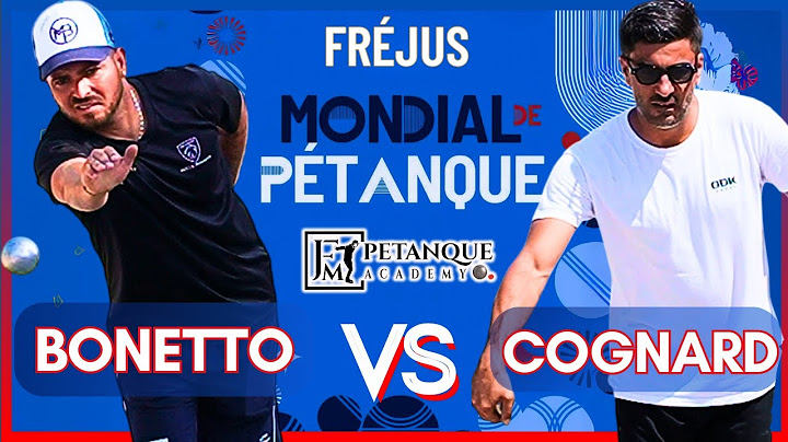 🔥BONETTO vs COGNARD - Mondial de Fréjus 2025 - Petanque 2025