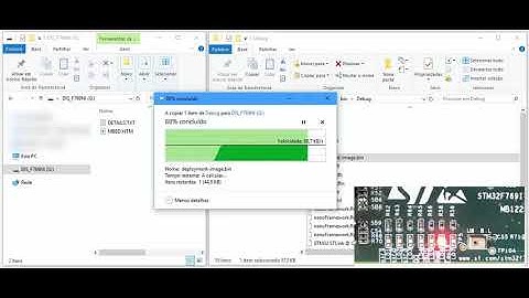 Drag-n-drop to flash nanoFramework image on a STM32 board