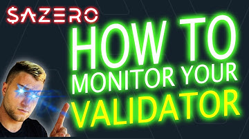 Aleph Zero : How to monitor your validator when you are staking