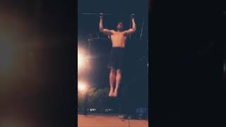 Uneven pull ups & elephant lift #shorts