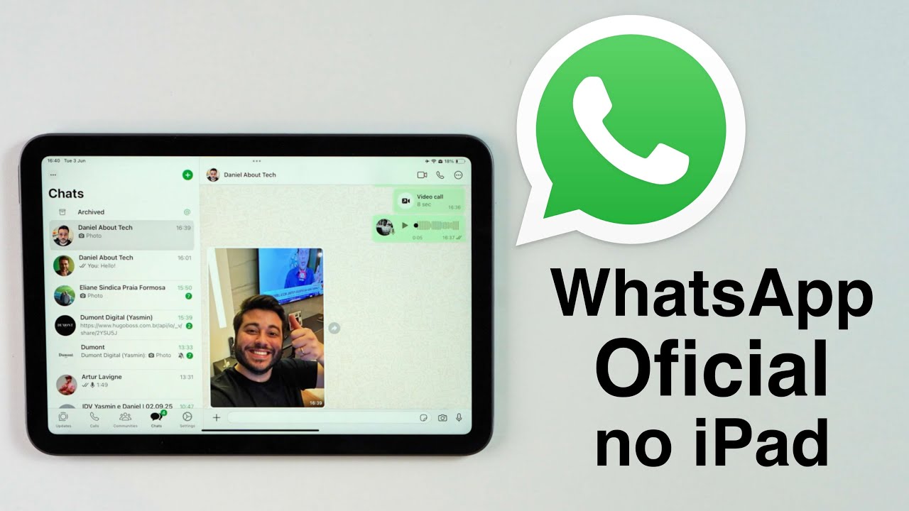 Como Usar o WhatsApp no iPad - App Oficial! - YouTube